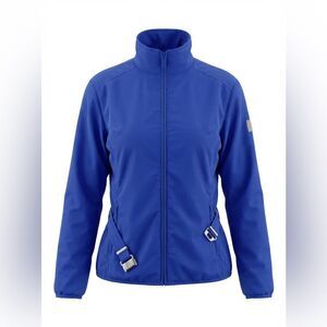 POLO JEANS CO. MENS SKI JACKET ROYAL BLUE WITH BUCKLE SIZE L